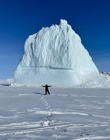 A big Berg in a Greenlandic Fjord